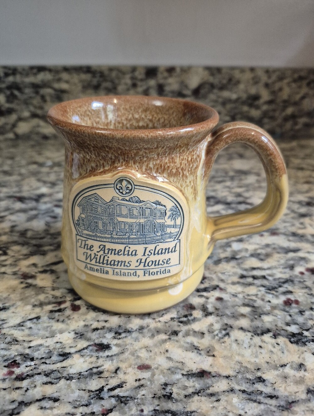 Deneen Pottery The Amelia Island Williams House  Flotida Mug NWOT